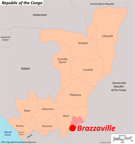 Brazzaville Map .